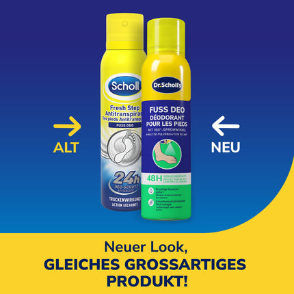 Scholl Fresh Step Extra Fresh Foot Deodorant, 150 ml