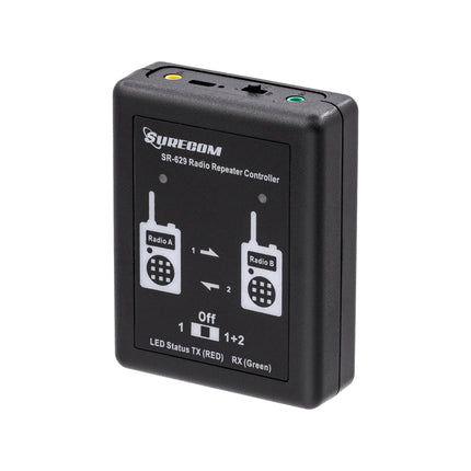Gam3Gear Surecom SR-629 2 in 1 Duplex Crossband Radio Repeater Controller with Radio Cable for Walkie Talkies