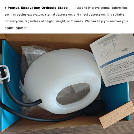 Exemic Pectus Excavatum Vacuum Cup – Pectus Excavatum Orthosis, Pectus Excavatum Orthosis for Adults and Children, Washable, Physical Correction of Pectus Excavatum (LL)