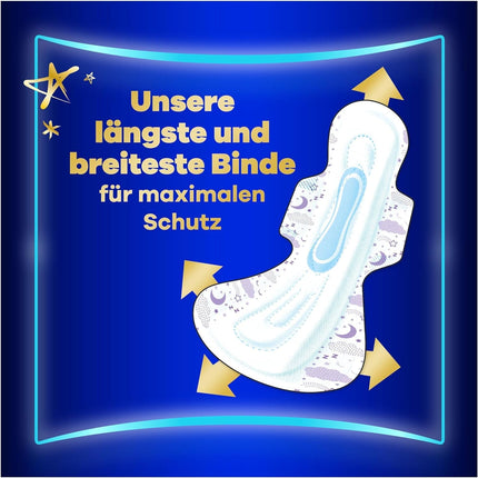 Always Ultimate Night Sanitary Pads (Size 6) Wings 14 Pieces