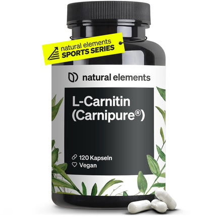 L-Carnitine 2000 - Premium: Carnipure® by Lonza - 120 Capsules - Laboratory-tested, high-dose, vegan