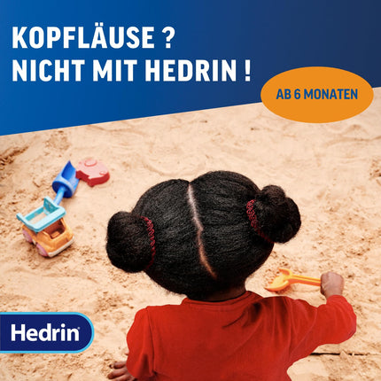 HEDRIN Protect &amp; Go Spray – Effective prevention against head lice infestation. Clinically proven efficacy and a user-friendly solution for lice prevention.