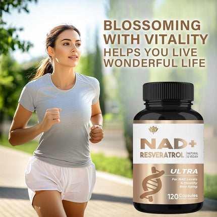 NAD+ Resveratrol Boosting Supplement, 1000MG NAD+ Supplement, More Efficient for Vitality