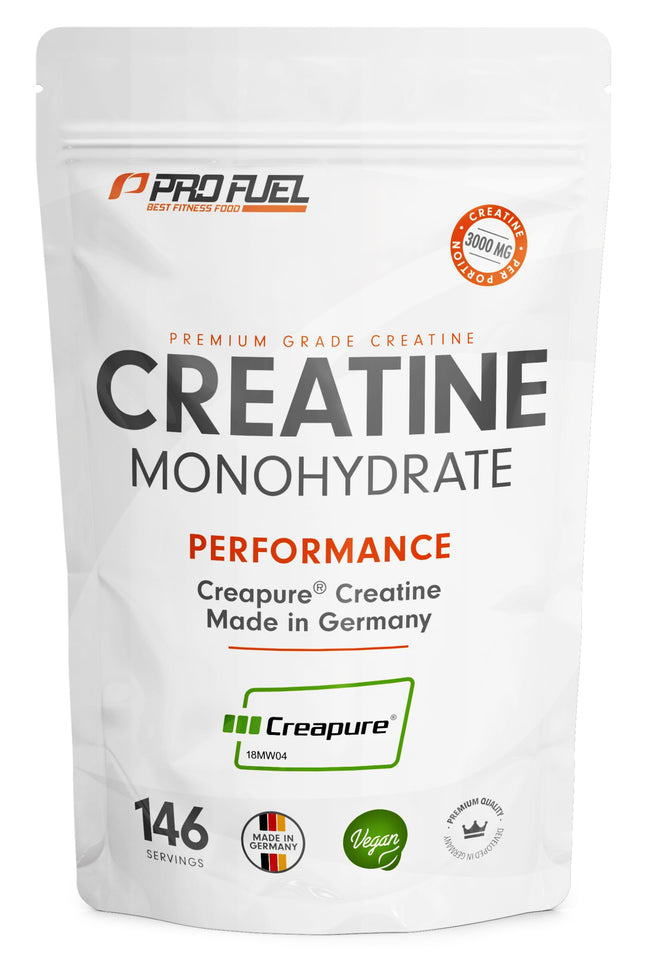 Creapure® Creatine Monohydrate Powder 500g - the premium creatine from Germany - extra high dosage for fitness &amp; strength training - high-quality creatine 100% Made in Germany - laboratory-tested &amp; 100% vegan