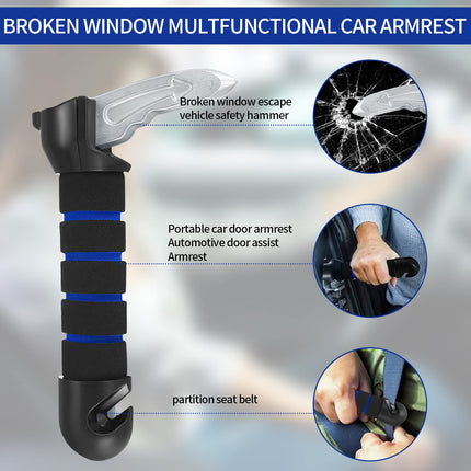 Car entry aid exit aid grab handles, mobility aid for car, car handles support handle, car grab bar window breaker, car support bearing handle for car cane seniors