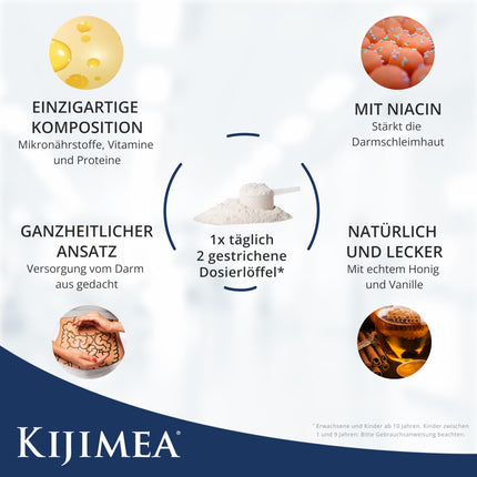 Kijimea Life – Holistic nutrient supply, designed from the gut | With 101 microculture strains, valuable vitamins, proteins, and minerals