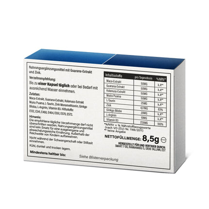 Viarin® for Men – Extra Strength for Men – High Dosage – with Maca &amp; L-Arginine – High-Quality Ingredients without Artificial Additives – Support for Men