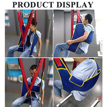 XYEJL Patient Lifter Lifting Belt Transfer Belt, Toileting Sling Patient Lifter with Waist Protection Belt and Split Leg Design, for Family, Hospital, Nursing Home, Load - 230 kg, A