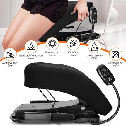 WANGYYDS Standing Aid Catapult Seat Supports Up To 125 Kg, Electric Seat For 100% Standing Assistance, Electric 17-Inch Chair Lift For Standing Assistance, Fits Most Armchairs, Sofas And Couches