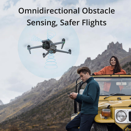 DJI Air 3 Fly More Combo with DJI RC-N2 remote controller, drone with camera for adults, 4K HDR, 2 primary cameras (medium telephoto/wide-angle), 46 min. max. flight time, 48 MP, O4, 2 additional batteries