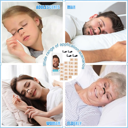 Manual Intake Breathing Nasal Strip Pack of 60, Intake Breathing Magnet, Magnetic Nose Strip, Anti Snoring Nose Strips Magnetic for Business Trip, Car, Travel, Hotel