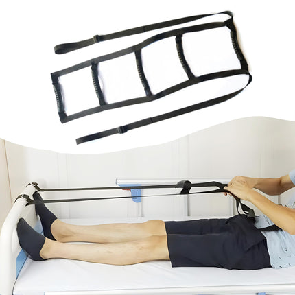 LIKEUDO Adjustable Bed Riser Assist for Elderly and Disabled Patients - Auxiliary Handle with Pull-Up Rope Lifter