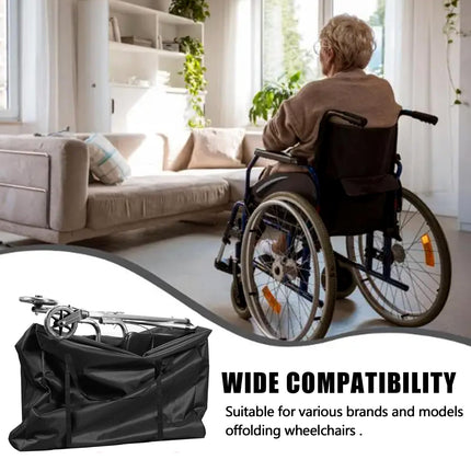Wheelchair transport bag, 600D transport bag for rollator, 110x74x28cm wheelchair travel bag, large transport bag for rollator walker &amp; transport chairs snowboard bag e scooter bag