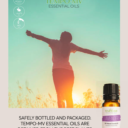 Organic Lavender Oil - 100% pure and natural, undiluted, therapeutic-grade. Lavender essential oil - Lavandula Angustifolia - for aromatherapy - diffusers and body care - Lavender Oil (10 ml.)