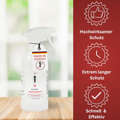 BIODELTA Ant Spray - Anti-ant agent for combating ants in the home and garden - combats ants - against all types of ants - long-lasting effect, odorless and stain-free (500 ml)