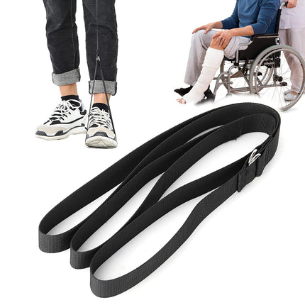 Leg Lifter Strap Foot, Rigid Loop Lift for Wheelchair Bed, Car, Rigid Foot Loop Handle for Adults, Seniors, Elderly, Leg Lifting Aid, Riser Loops for Hand and Foot