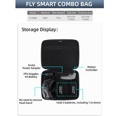 Honbobo Carrying Case/Storage Bag Compatible with DJI Avata, AVATA Drone Bag Goggles 2 Bag FPV Goggles V2 Bag Motion Controller Bag (for DJI Pro-View Combo)
