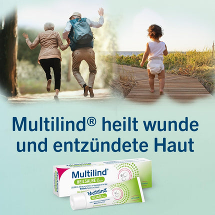 Multilind healing ointment for sore and inflamed skin with zinc oxide and nystatin 50g