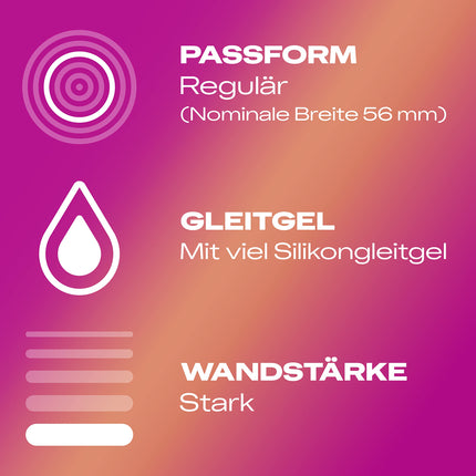 Durex Pleasure Me Condoms – With nubs and ribs, anatomical easy-on shape and richly lubricated with silicone – 40 Condoms (1 Pack)