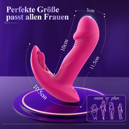 Sex Toys for Women Couples Dildo Vibrator, 9x9 Modes Swing-Thrust Vibration for Women Sex Toys, Vibrator Sets for Women Clitoris Dildos Hollow Carved Sex Toyset for Woman Couple Set