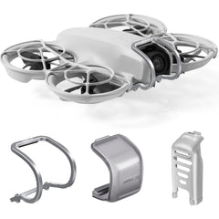STARTRC 3-IN-1 for DJI Neo Accessories, Neo Gimbal Bumper Guard + Gimbal Cover + Landing gear Battery protector for DJI Neo Drone Protection