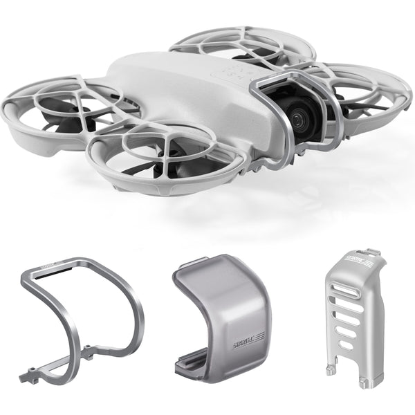STARTRC 3-IN-1 for DJI Neo Accessories, Neo Gimbal Bumper Guard + Gimbal Cover + Landing gear Battery protector for DJI Neo Drone Protection