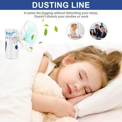 Inhaler, Inhaler with self-cleaning function, Inhaler for adults and children, Efficient atomization, Efficient atomization for home and travel use