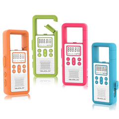Walkie Talkie Rechargeable Set of 4, Long Range PMR Walkie Talkie, FM Radio with SOS Alarm &amp; LED Flashlight, Walkie Talkies for Adults with VOX, Suitable for Outdoor Adventures, Cycling, Travel