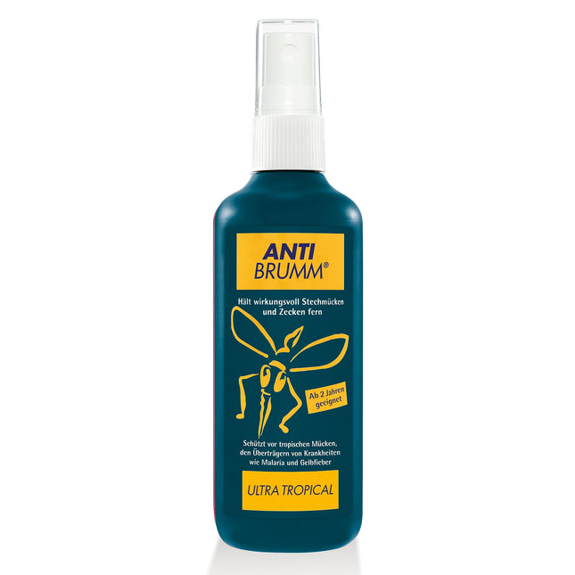 Anti Brumm® Ultra Tropical | Highly effective mosquito spray against tropical mosquitoes | Mosquito protection on long-distance trips | Pump spray, 150 ml