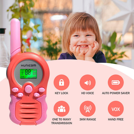 Walkie Talkies for Kids Boys Girls Toys Birthday Gifts Presents – Walky Talky Kids Long Range PMR Two Way Radio