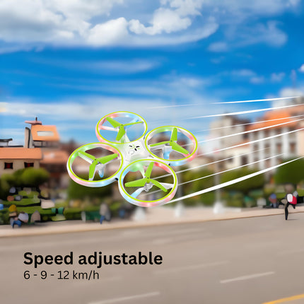OpenRC – RC drone with multi-mode LED light and obstacle avoidance – box and battery – Drone X Pro – remote-controlled helicopter, gift for children, adults, boys and girls – quadcopter for
