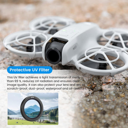 Uvafly Neo ND Filter, Multi-Coated Magnetic Camera Lens Filters for DJI Neo Drone Accessories 5 Pack (UV/ND8/ND16/ND32/ND64)