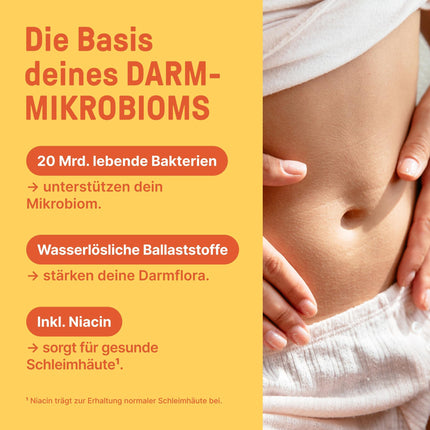 BRAINEFFECT Gut Care - With 20 billion bacterial cultures of Bifidobacterium &amp; Lactobacillius, Calcium, Vitamin B6 &amp; B12 - 60 Capsules