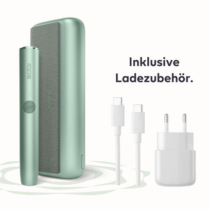 IQOS ILUMA PRIME Kit Jade Green - Tobacco Heater – (available in 2 colors) - for TEREA Tobacco Sticks - our best alternative to cigarettes