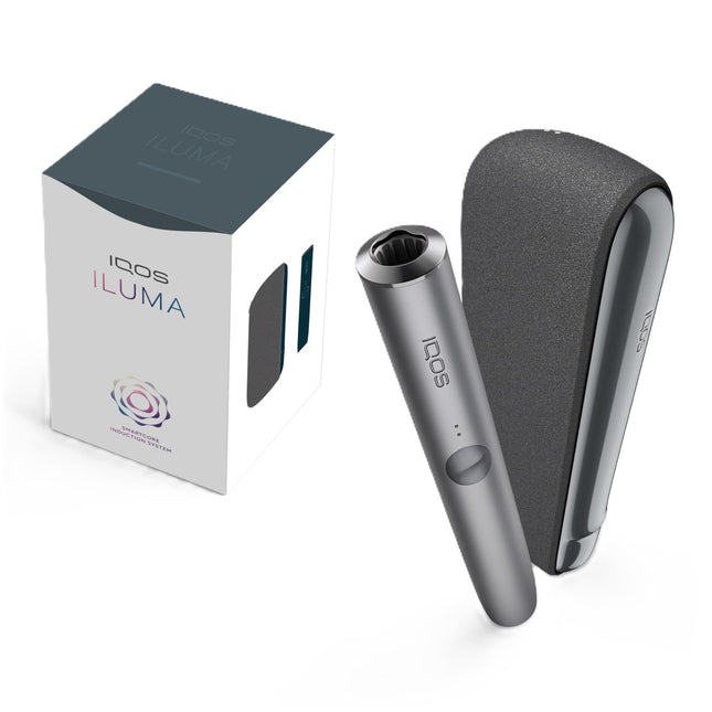 IQOS ILUMA Kit Pebble Grey - Tobacco Heater (in 5 colors) - for TEREA Tobacco Sticks - our best alternative to cigarettes
