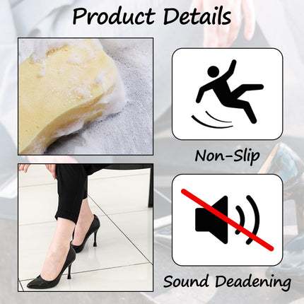 Molain 10 Pairs of High Heel Protectors, 5 Sizes High Heel Stopper High Heel Protector for Grass Wedding Outdoor Activities - Transparent, Black, Xx/Xs/S/M/L