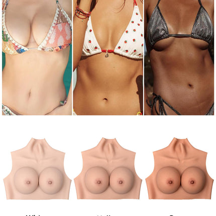 Silicone Breasts Silicone Breasts Fake Boobs Breast Plates Bra Cup Breasts Cross-Dressing Breasts Fake Breast Enlargement for Crossdresser Cosplay