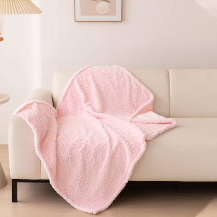 YCYATS Love Blanket Waterproof, Comfortable and Soft, Absorbs Water Quickly, Clean and Hygienic, Machine Washable (Pink, 50 × 70 cm)