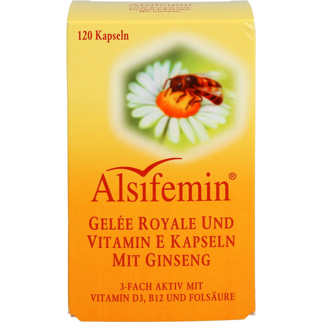ALSIFEMIN Royal Jelly + Vit.E with Ginseng Capsules 120 pcs