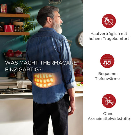ThermaCare Heat Patches for the Lower Back, 4 Pieces, for Lower Back and Hip Pain, Original Product from Angelini Pharma Germany
