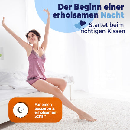 saarschaum • Wedge pillow • Reflux pillow • Mattress wedge for bed and sofa • Sleep elevation against back and neck pain W: 90 x L: 50 x H: 15 (white)