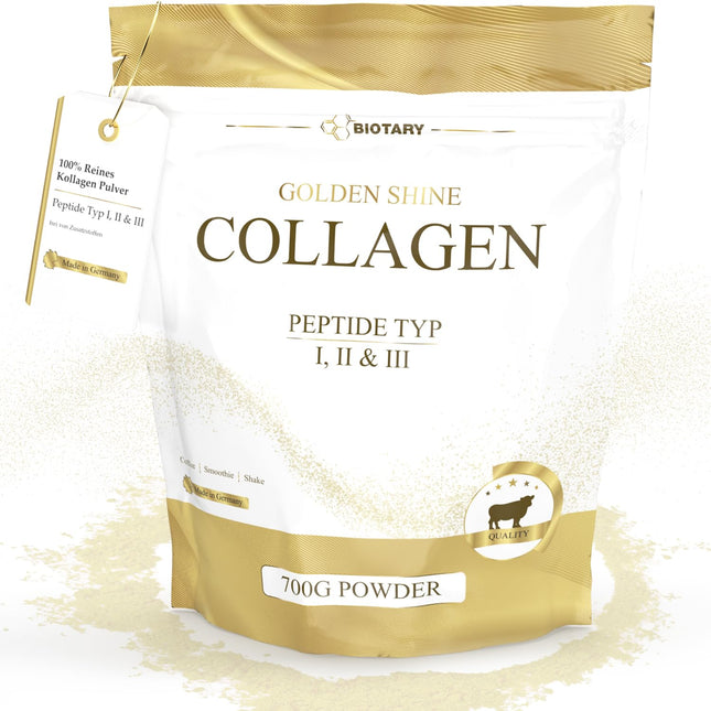 Collagen Powder 700g | 100% Pure Collagen Hydrolysate | Peptides 1 – 2 – 3 | Excellent Solubility | 100% Pure &amp; Original | No Additives | Tasteless