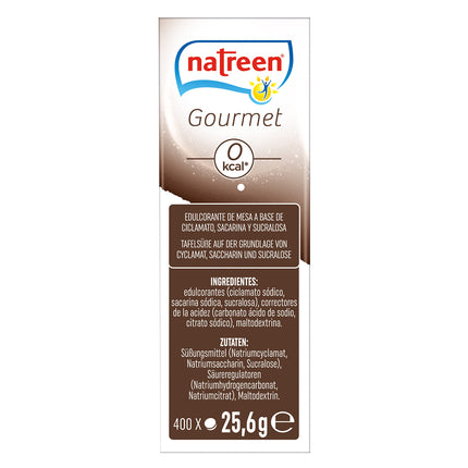 natreen® Sweetener Gourmet, Table Dispenser, Calorie-Free, Sugar Substitute, 400 Count