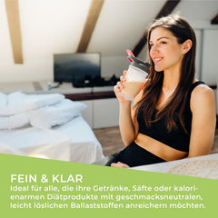 Organic Acacia Fiber Powder 400 g – E414 Gum Arabic Type 4918 | 90% fiber, soluble &amp; tasteless | vegan, gluten-free, non-GMO | Made in Germany - DE-ÖKO-037 | GreatVita