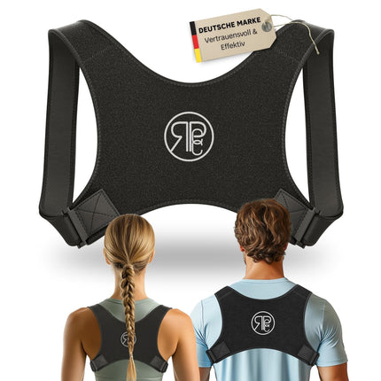 REPCO Back Straightener - High-quality adjustable posture corrector - Back support for an upright posture - Universal size (M - L) - Comfortable to wear - High-quality material