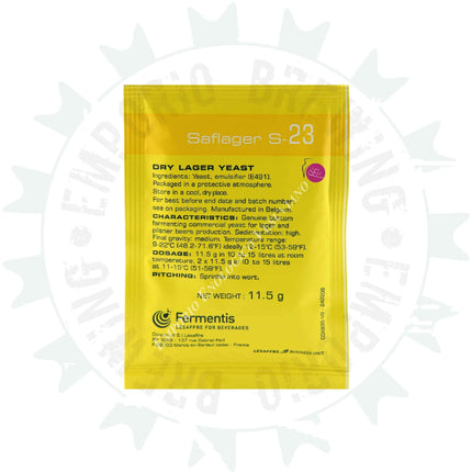 Fermentis Saflager S-23 11.5g bottom-fermenting brewer's yeast