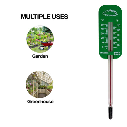 Brannan Soil Thermometer – Measure soil temperature in indoor greenhouses for planting and sowing seeds and plants