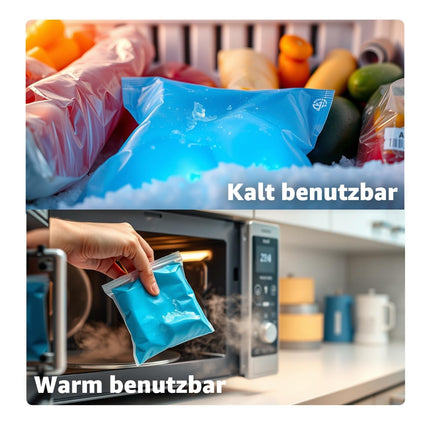 Set of 3 cooling packs - MADE IN GERMANY - 15x15 cm - Cold &amp; Warm Compress - Bruises &amp; Insect Bites &amp; Pain Gel Cooling Pad &amp; Ice Pack