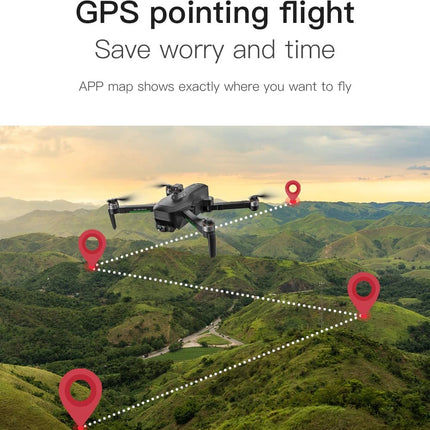 LUXWALLET Ai-Fly² GPS Professional Drone - Obstacle Detection - 4K Camera + Zoom - Gimbal - 5G WiFi FPV - 1.2KM Range - 2X Battery