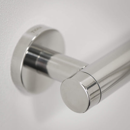 Tiger Boston grab bar 30 cm, for a secure hold in the bathtub or shower, stainless steel bath handle, surface: polished (chrome), TÜV-tested safety
